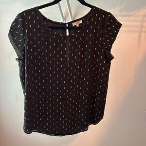 Joie Black Silk Top